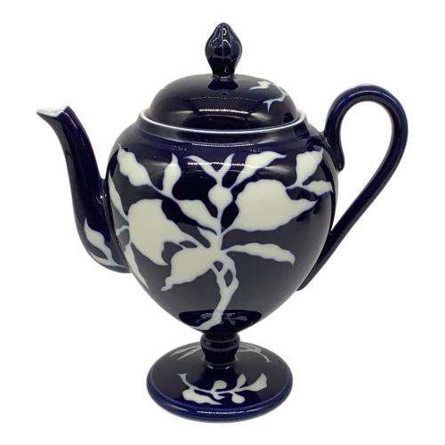 深川製磁 (フカガワセイジ) ティーセット 草花折枝白抜紋