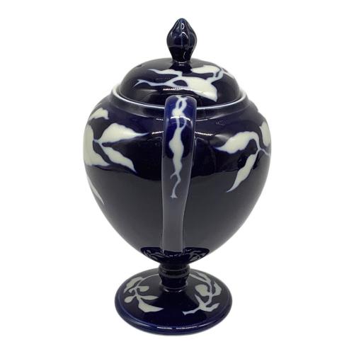 深川製磁 (フカガワセイジ) ティーセット 草花折枝白抜紋