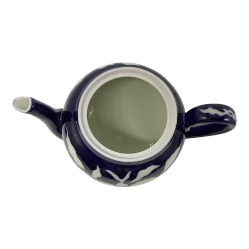 深川製磁 (フカガワセイジ) ティーセット 草花折枝白抜紋