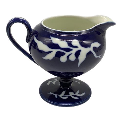 深川製磁 (フカガワセイジ) ティーセット 草花折枝白抜紋