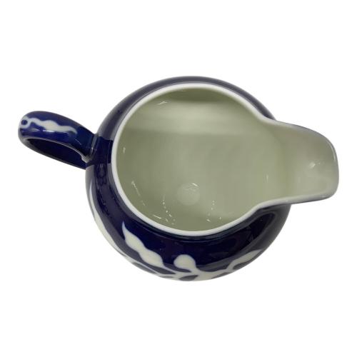 深川製磁 (フカガワセイジ) ティーセット 草花折枝白抜紋