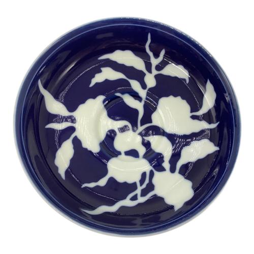 深川製磁 (フカガワセイジ) ティーセット 草花折枝白抜紋