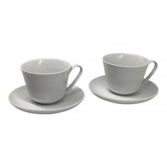 ROYAL COPENHAGEN (ロイヤル・コペンハーゲン) カップ&ソーサー ホワイトフルーテッド