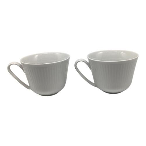 ROYAL COPENHAGEN (ロイヤル・コペンハーゲン) カップ&ソーサー ホワイトフルーテッド
