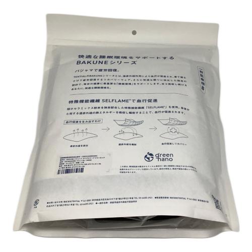 TENTIAL (テンシャル バクネ) リカバリーウェア BAKUNE スウェット ロングスリーブ クルーネック SIZE L メンズ ブラック 未使用品