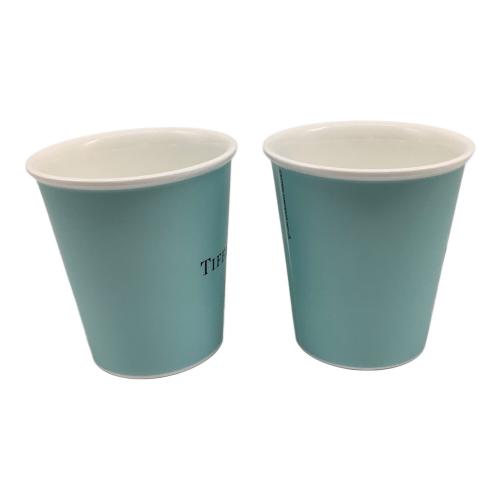 TIFFANY & Co. (ティファニー) ペアコーヒーカップ ボーンチャイナ