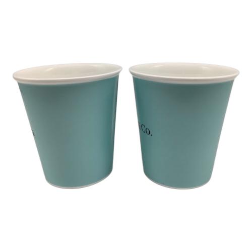 TIFFANY & Co. (ティファニー) ペアコーヒーカップ ボーンチャイナ