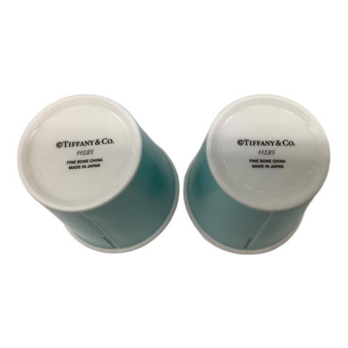 TIFFANY & Co. (ティファニー) ペアコーヒーカップ ボーンチャイナ