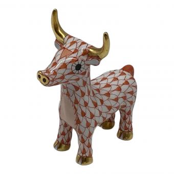 Herend (ヘレンド) 干支ウシ レッド フィギュリン