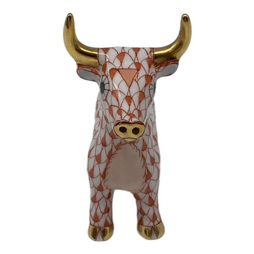 Herend (ヘレンド) 干支ウシ レッド フィギュリン