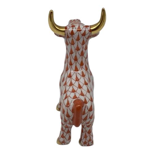 Herend (ヘレンド) 干支ウシ レッド フィギュリン