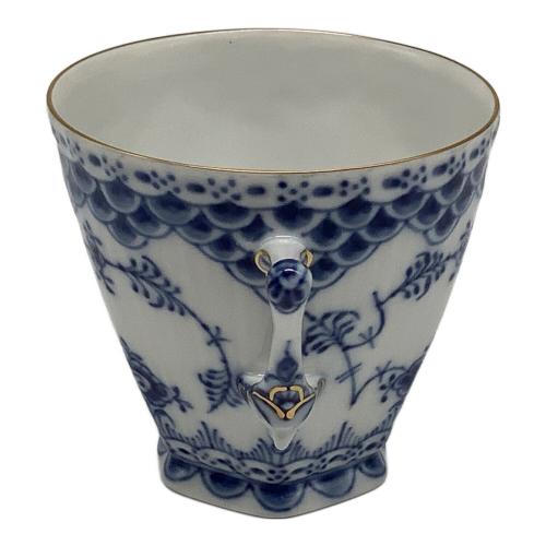 ROYAL COPENHAGEN (ロイヤル・コペンハーゲン) カップ&ソーサー 金彩ブルーフルーテッド・ダブルレース