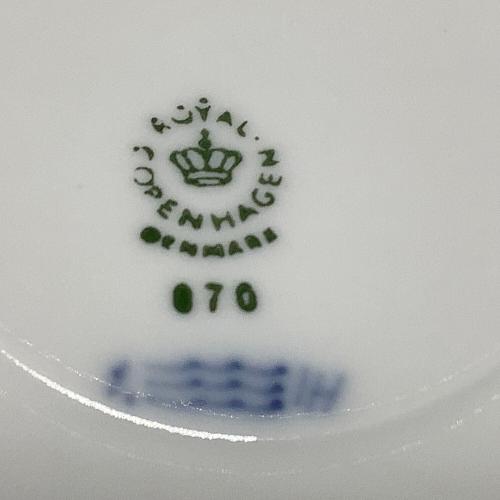 ROYAL COPENHAGEN (ロイヤル・コペンハーゲン) カップ&ソーサー 金彩ブルーフルーテッド・ダブルレース