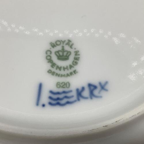 ROYAL COPENHAGEN (ロイヤル・コペンハーゲン) プレート 金彩ブルーフルーテッド・ダブルレース