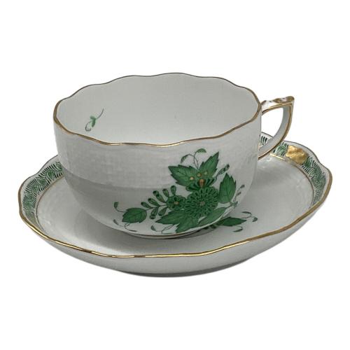 Herend (ヘレンド) カップ&ソーサー アポニーグリーン