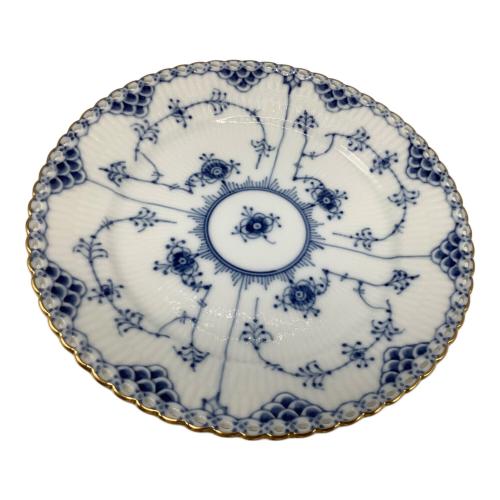 ROYAL COPENHAGEN (ロイヤル・コペンハーゲン) プレート 金彩ブルーフルーテッド・ダブルレース