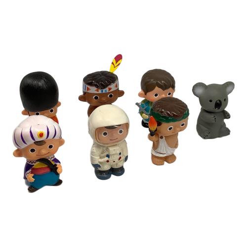 富士銀行 (フジギンコウ) ぼくちゃんソフビ貯金箱 レトロホビー 7Pセット