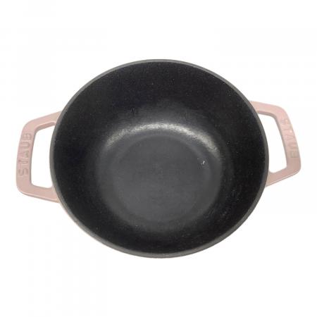 Staub (ストウブ) 両手鍋 1032761 18cm ピンク WA-NABE｜トレファクONLINE
