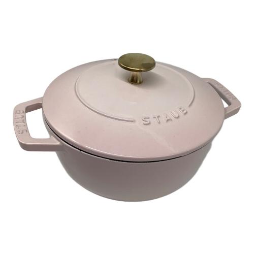 Staub (ストウブ) 両手鍋 1032761 18cm ピンク WA-NABE