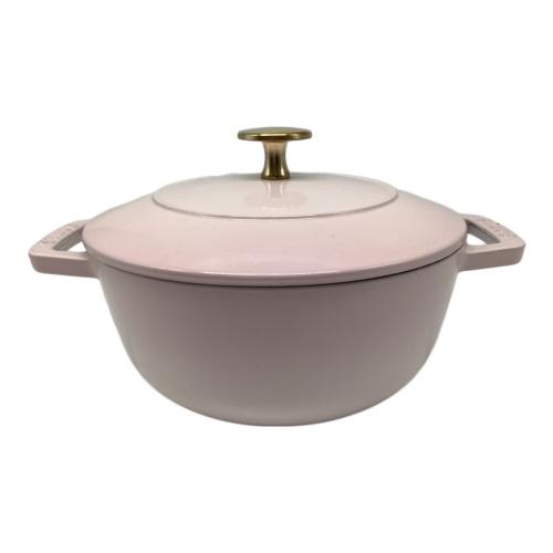 Staub (ストウブ) 両手鍋 1032761 18cm ピンク WA-NABE