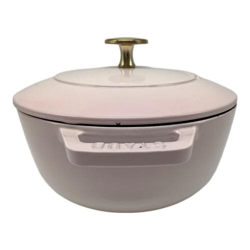 Staub (ストウブ) 両手鍋 1032761 18cm ピンク WA-NABE