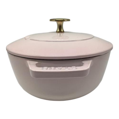 Staub (ストウブ) 両手鍋 1032761 18cm ピンク WA-NABE