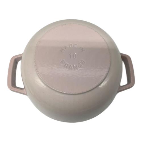 Staub (ストウブ) 両手鍋 1032761 18cm ピンク WA-NABE