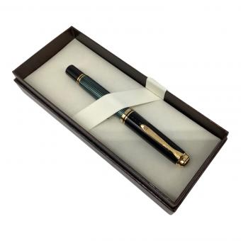 Pelikan (ペリカン) スーベレーン 万年筆 M800 極細字 EF グリーン ストライプ