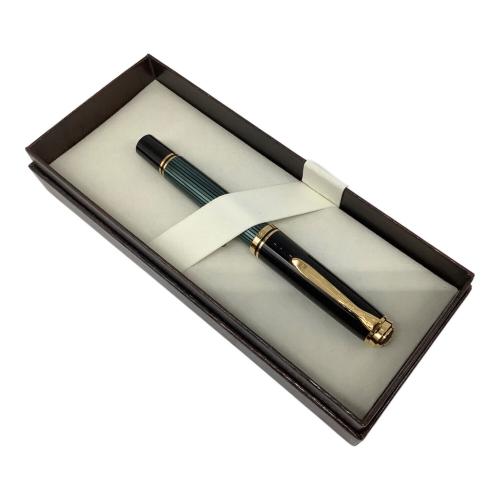 Pelikan (ペリカン) スーベレーン 万年筆 M800 極細字 EF グリーン ストライプ