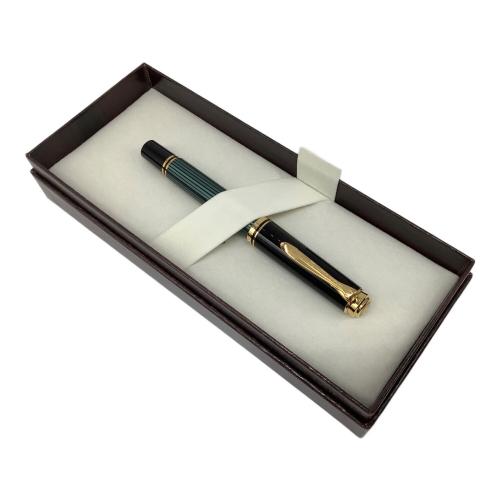 Pelikan (ペリカン) スーベレーン 万年筆 M400 極細字 EF グリーン ストライプ