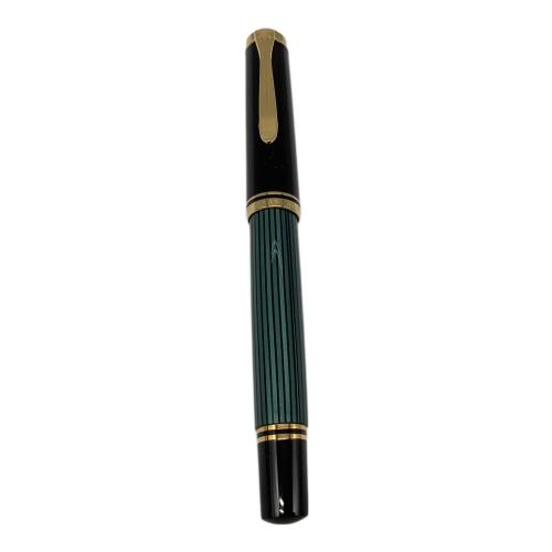 Pelikan (ペリカン) スーベレーン 万年筆 M400 極細字 EF グリーン ストライプ