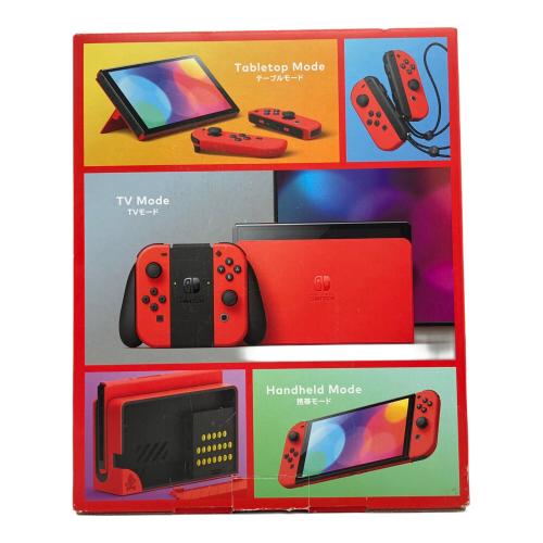 Nintendo (ニンテンドー) Nintendo Switch(有機ELモデル) マリオレッド HEG-001　Joy-Conグリップ欠品