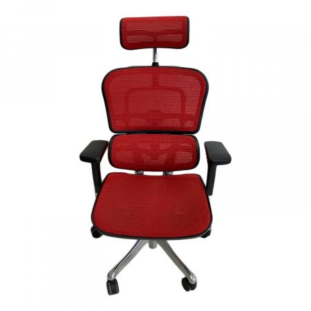 エルゴヒューマン◆チェア メッシュ オットマン プロ JOIFA 802 Ergohuman Pro (エルゴヒューマン・プロ) オフィスチェア レッド