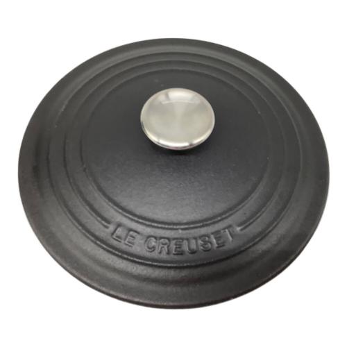 LE CREUSET (ルクルーゼ) 両手鍋 22cm ブラック