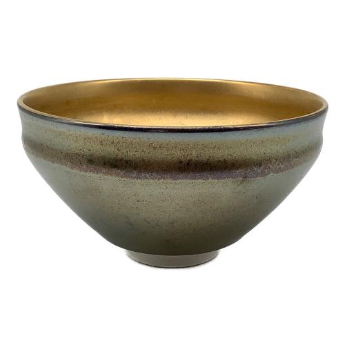 仙遊寺窯 (センユウジガマ) 茶碗 暁雲 金彩 天目