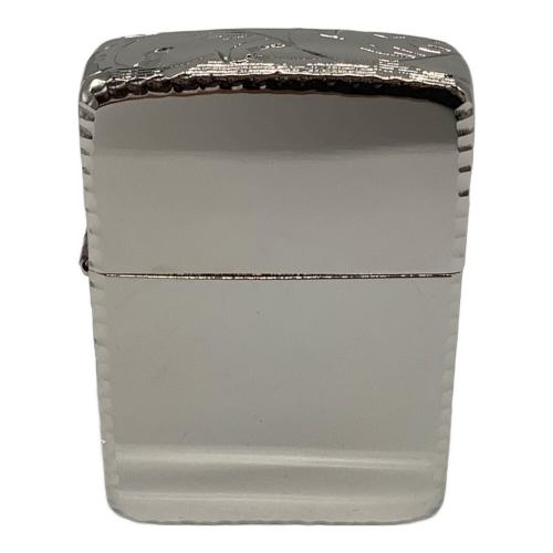 ZIPPO (ジッポ) オイルライター 2012年製 プラチナプレート 1941 レプリカ 手彫り