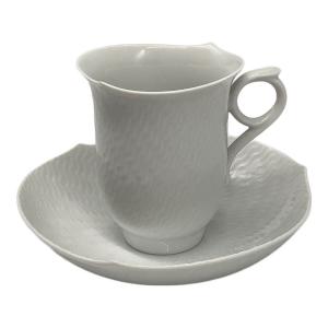 Meissen (マイセン) コーヒーカップ&ソーサー 波の戯れホワイト