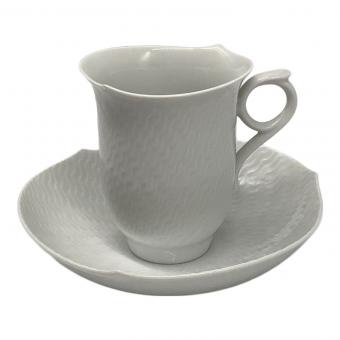 Meissen (マイセン) コーヒーカップ&ソーサー 波の戯れホワイト