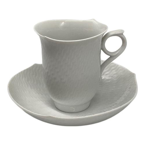 Meissen (マイセン) コーヒーカップ&ソーサー 波の戯れホワイト