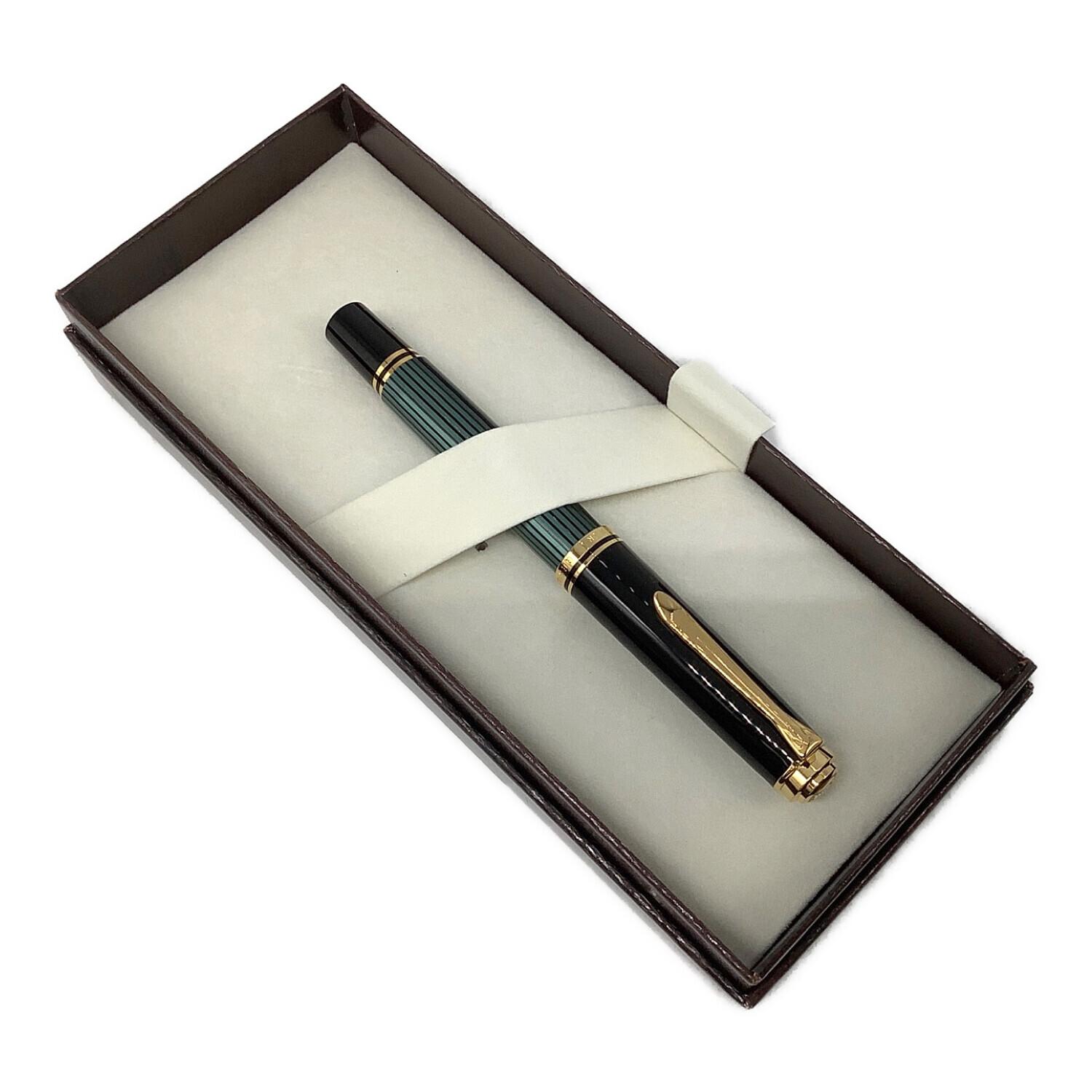 Pelikan (ペリカン) 万年筆 M600 ペン先EF グリーンストライプ