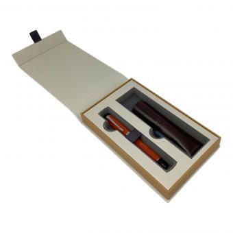 PARKER (パーカー) 万年筆 ペン先18Ｋ Ｆ オレンジ デュオフォールド クラシック ビッグレッドCT