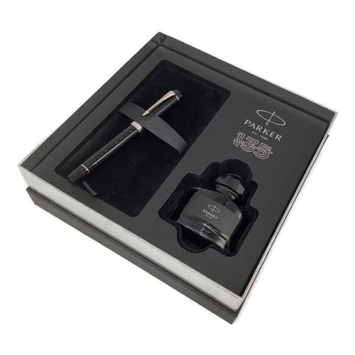PARKER (パーカー) 万年筆 135th ブラック デュオフォールド135 ブラックGT
