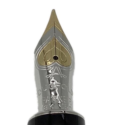PARKER (パーカー) 万年筆 135th ブラック デュオフォールド135 ブラックGT