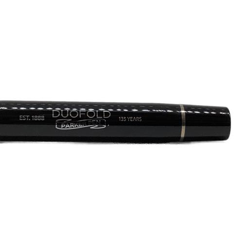 PARKER (パーカー) 万年筆 135th ブラック デュオフォールド135 ブラックGT