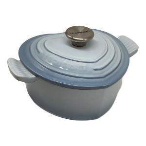 LE CREUSET (ルクルーゼ) 両手鍋 スカイブルー ココット・ダムール