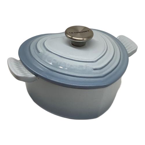 LE CREUSET (ルクルーゼ) 両手鍋 スカイブルー ココット・ダムール