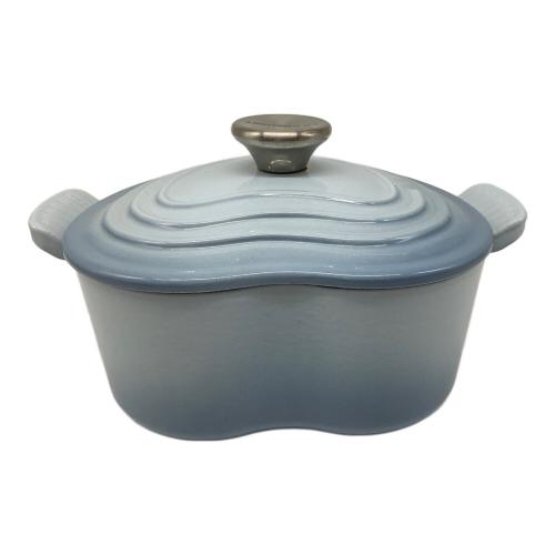 LE CREUSET (ルクルーゼ) 両手鍋 スカイブルー ココット・ダムール