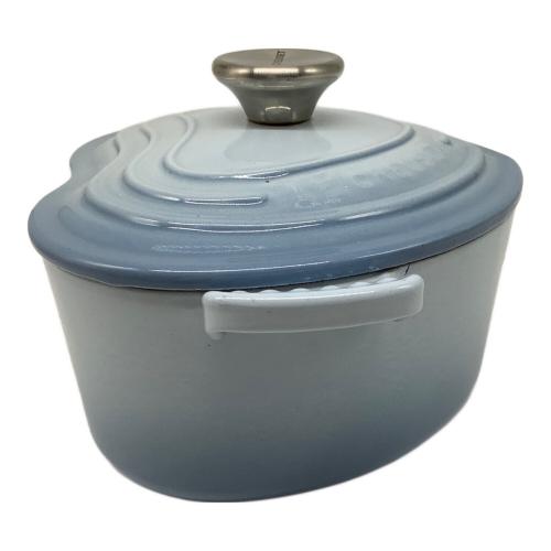 LE CREUSET (ルクルーゼ) 両手鍋 スカイブルー ココット・ダムール