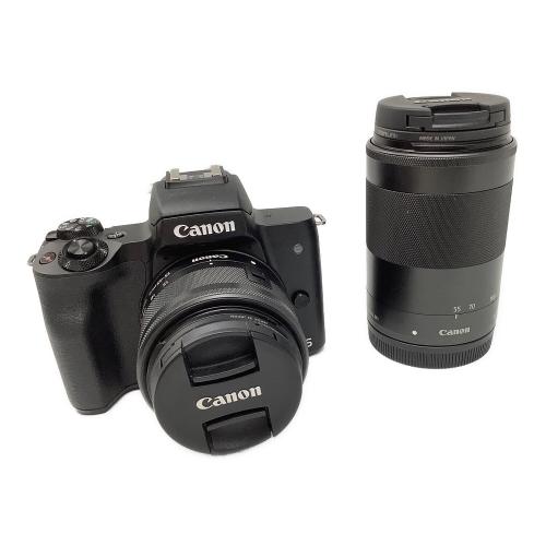 CANON (キヤノン) デジタル一眼レフカメラ EOS Kiss M ダブルレンズキット
