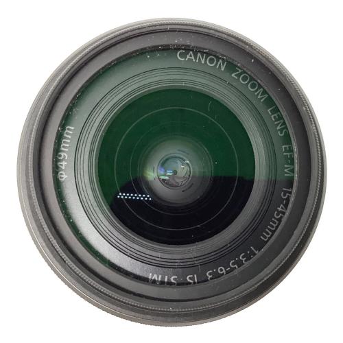 CANON (キヤノン) デジタル一眼レフカメラ EOS Kiss M ダブルレンズキット